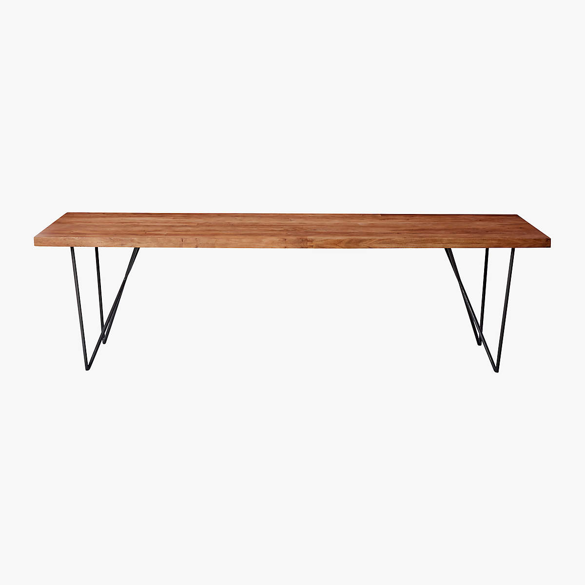 DYLAN 36"X104" MEDIUM ACACIA DINING TABLE thumbnail 3