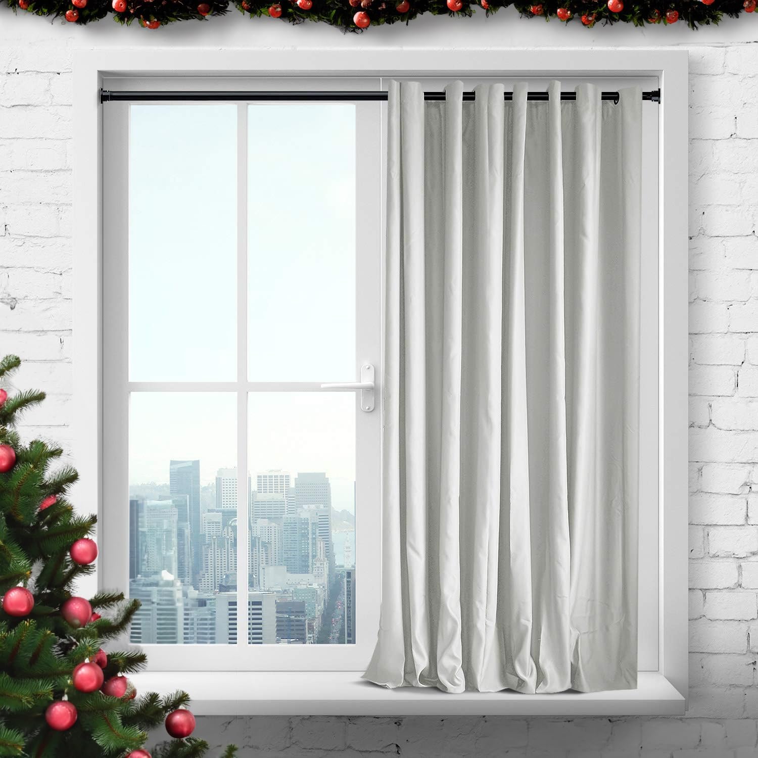 Room Divider Curtains Rod 48"-80" thumbnail 2