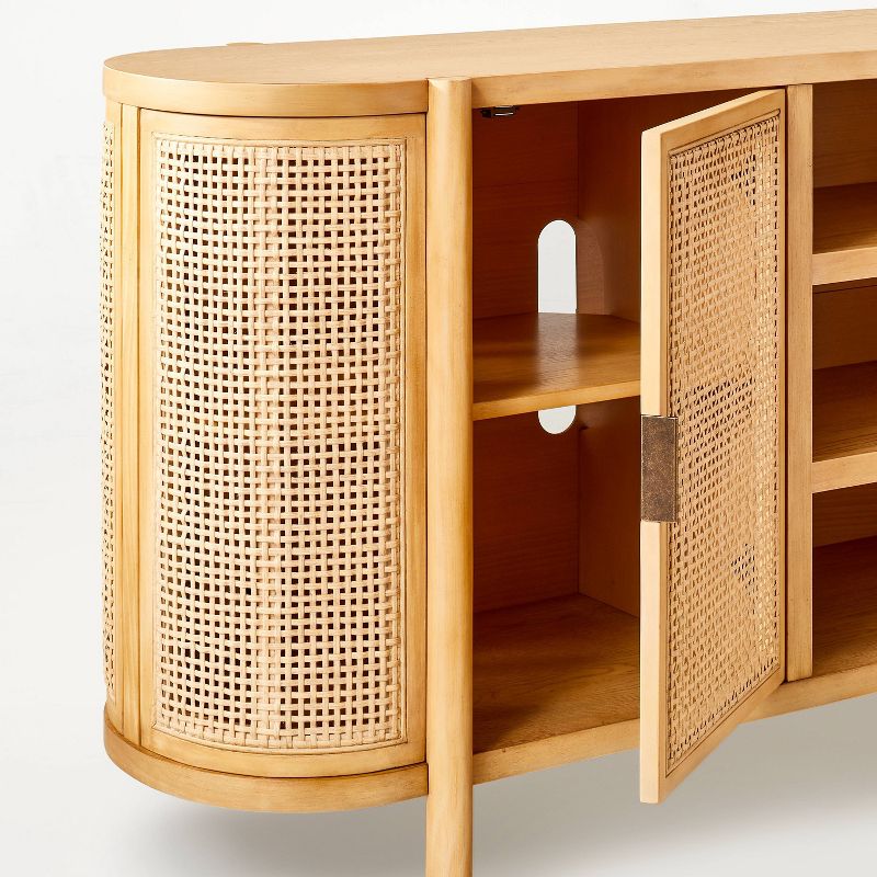 Portola Hills Caned Door TV Stand thumbnail 4