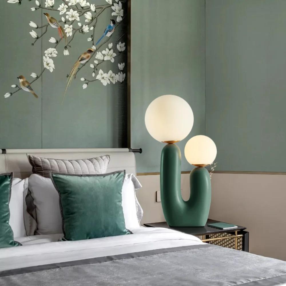 Rahil Resin Table Lamp thumbnail 6