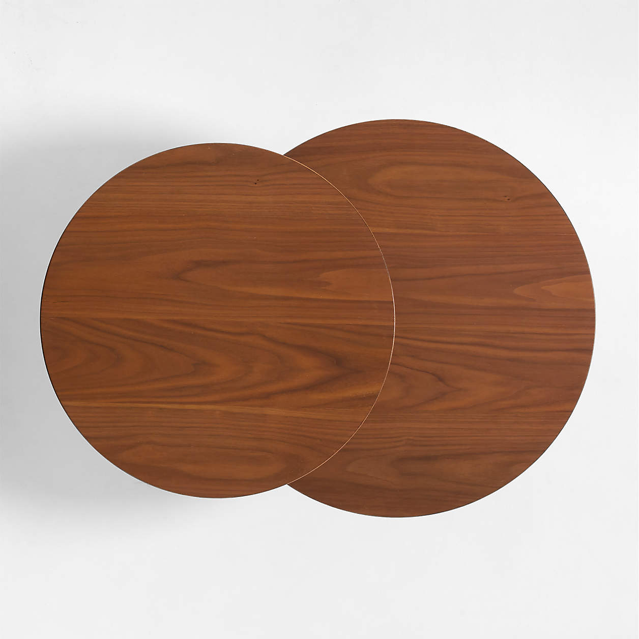 Oro Natural Walnut Wood Tiered Side Table thumbnail 4