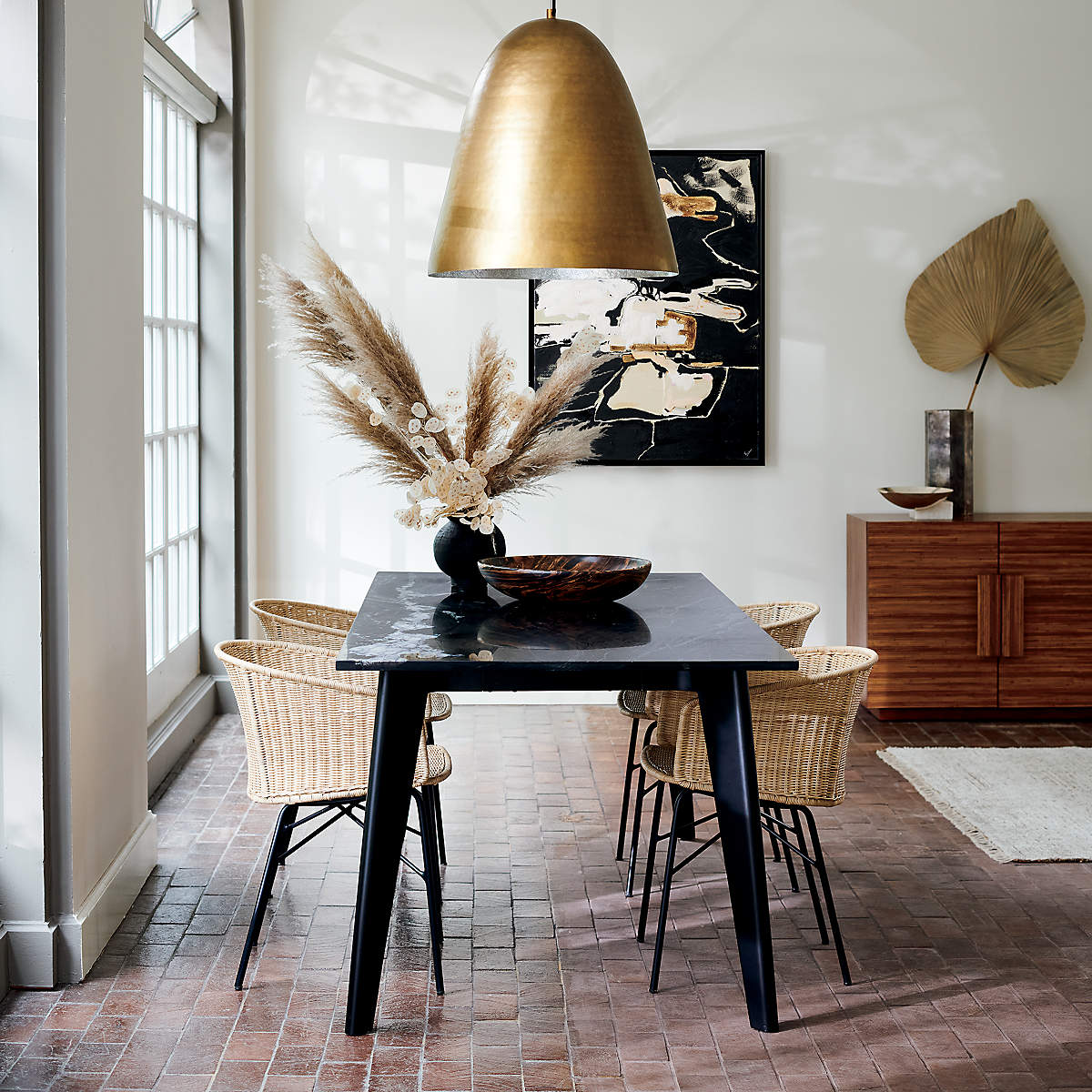 HAMMERED BRASS DOME PENDANT LIGHT thumbnail 3
