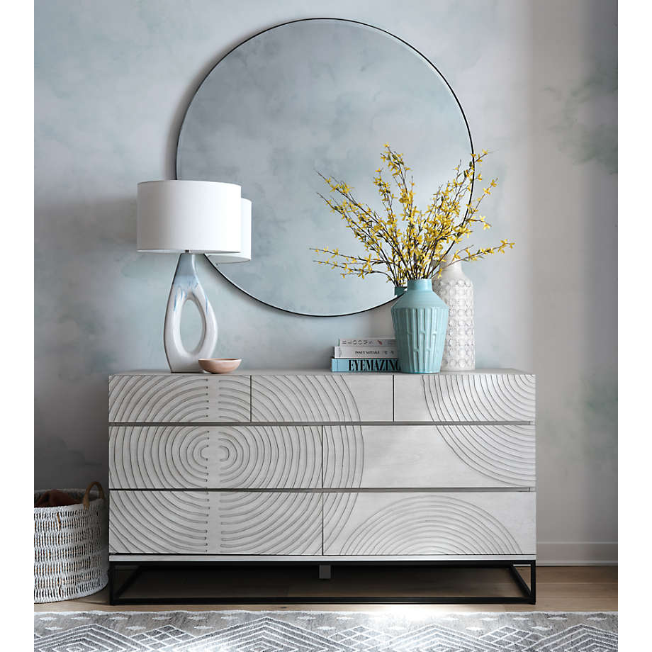 Circulus Dove White Wood 7-Drawer Dresser thumbnail 2