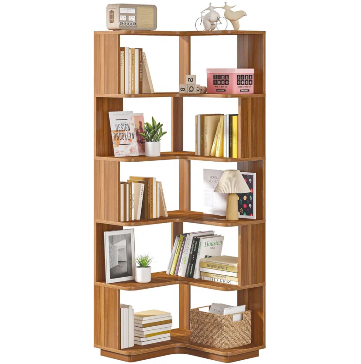 Nyajiah Corner Bookcase thumbnail 3