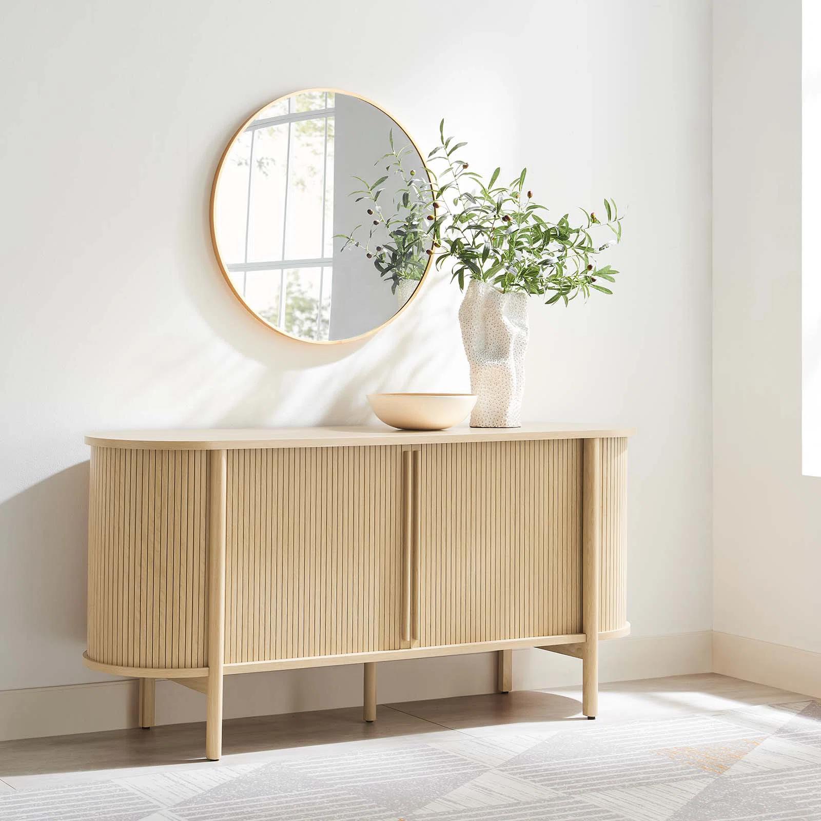 Concord 63" Curved Credenza thumbnail 2