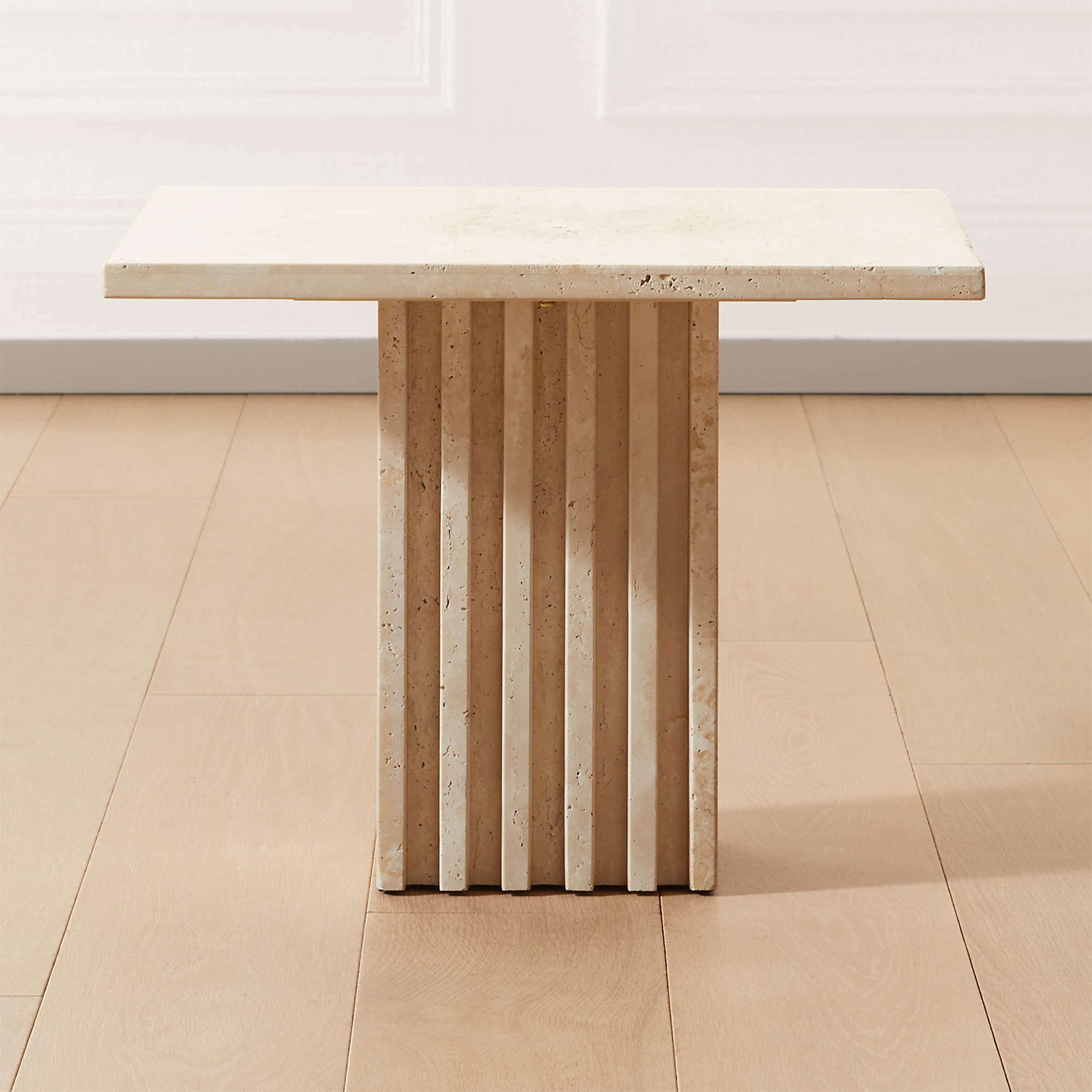 Carve Travertine Large Cocktail Table thumbnail 2