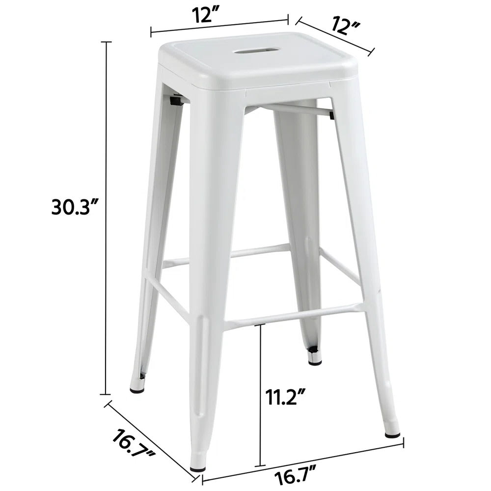 Winfred Bar Stool-Set of 4 thumbnail 4