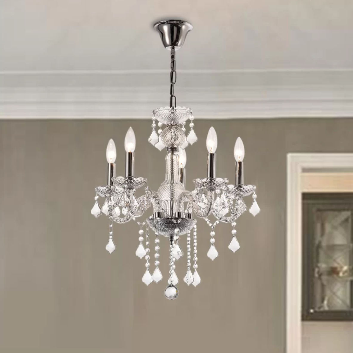 Damitri 5 Light Dimmable Classic Traditional Chandelier thumbnail 2