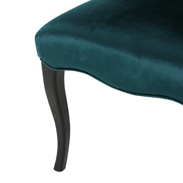 Hallie Tufted New Velvet Dining Chairs-Set of 2  thumbnail 3