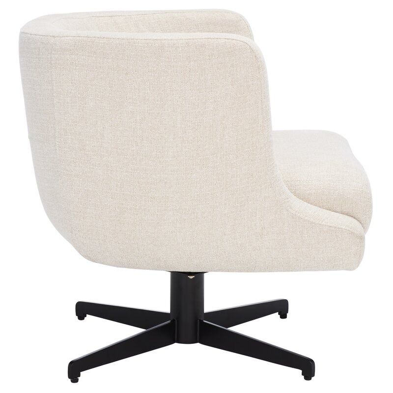 Arnelle Upholstered Swivel Barrel Chair thumbnail 2