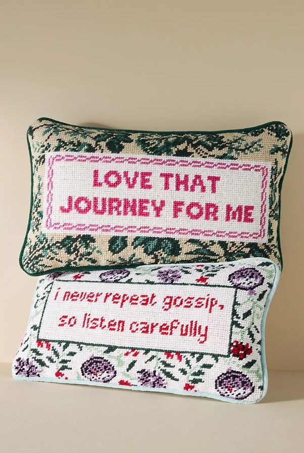 Furbish Studio Needlepoint Pillow thumbnail 3