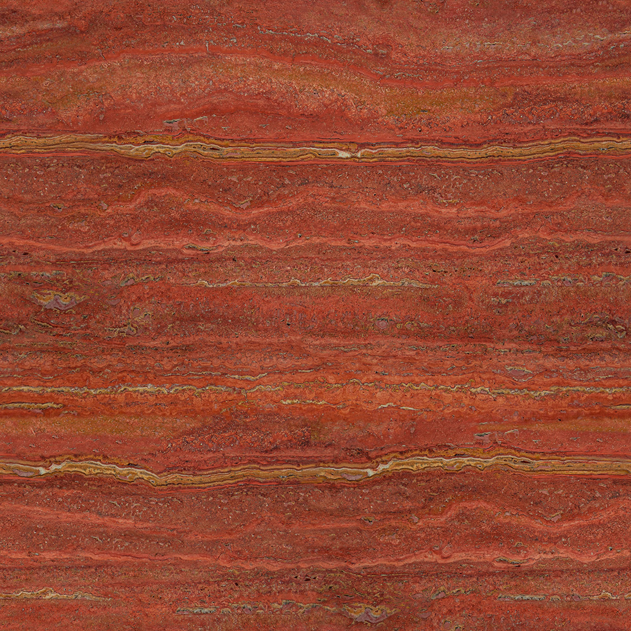 T Red Travertine Side Table Short thumbnail 6