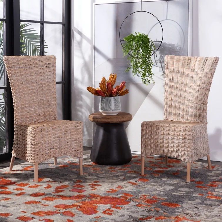 Allen Upholstered Accent Chair Set of 2 thumbnail 2