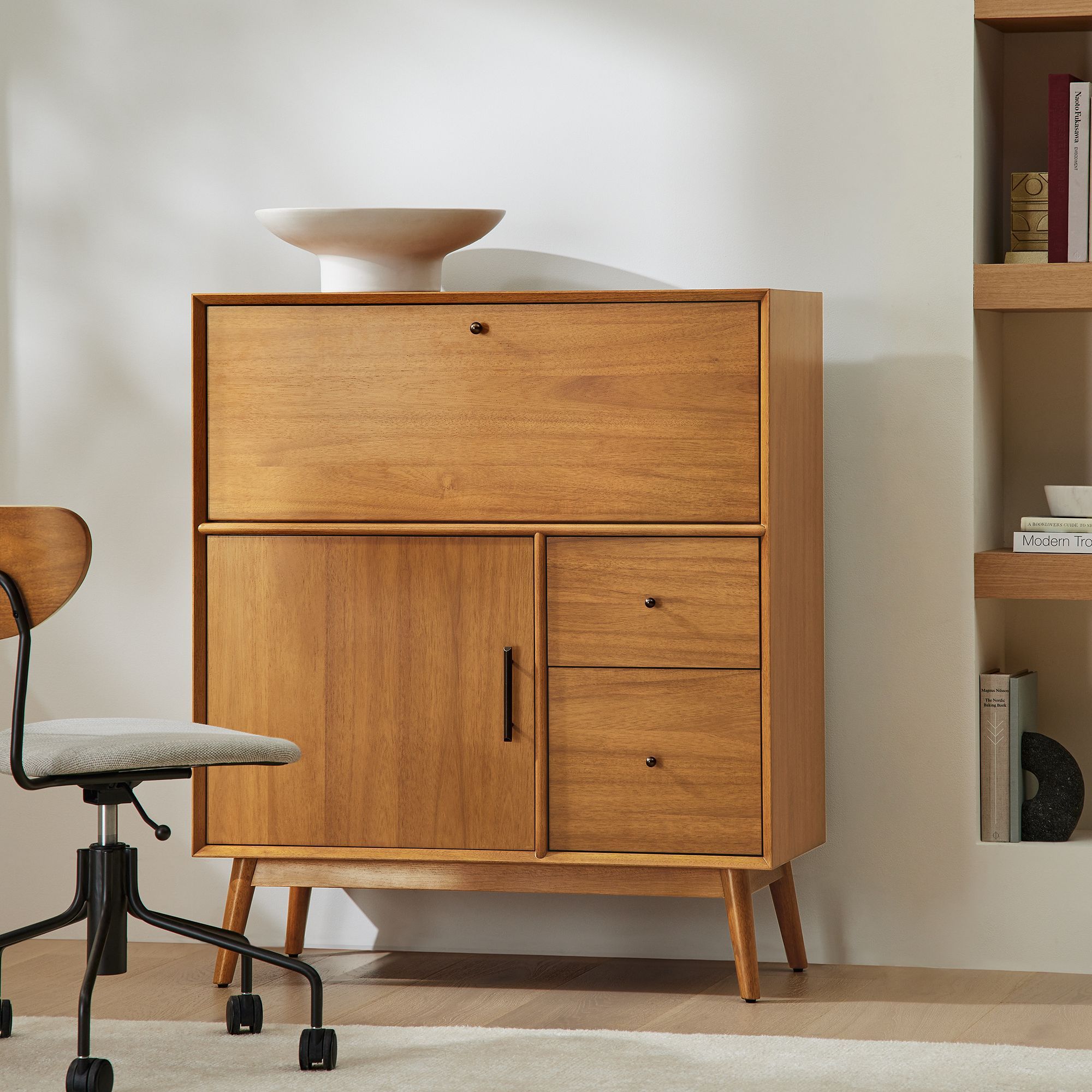 Mid Century Secretary Desk thumbnail 3