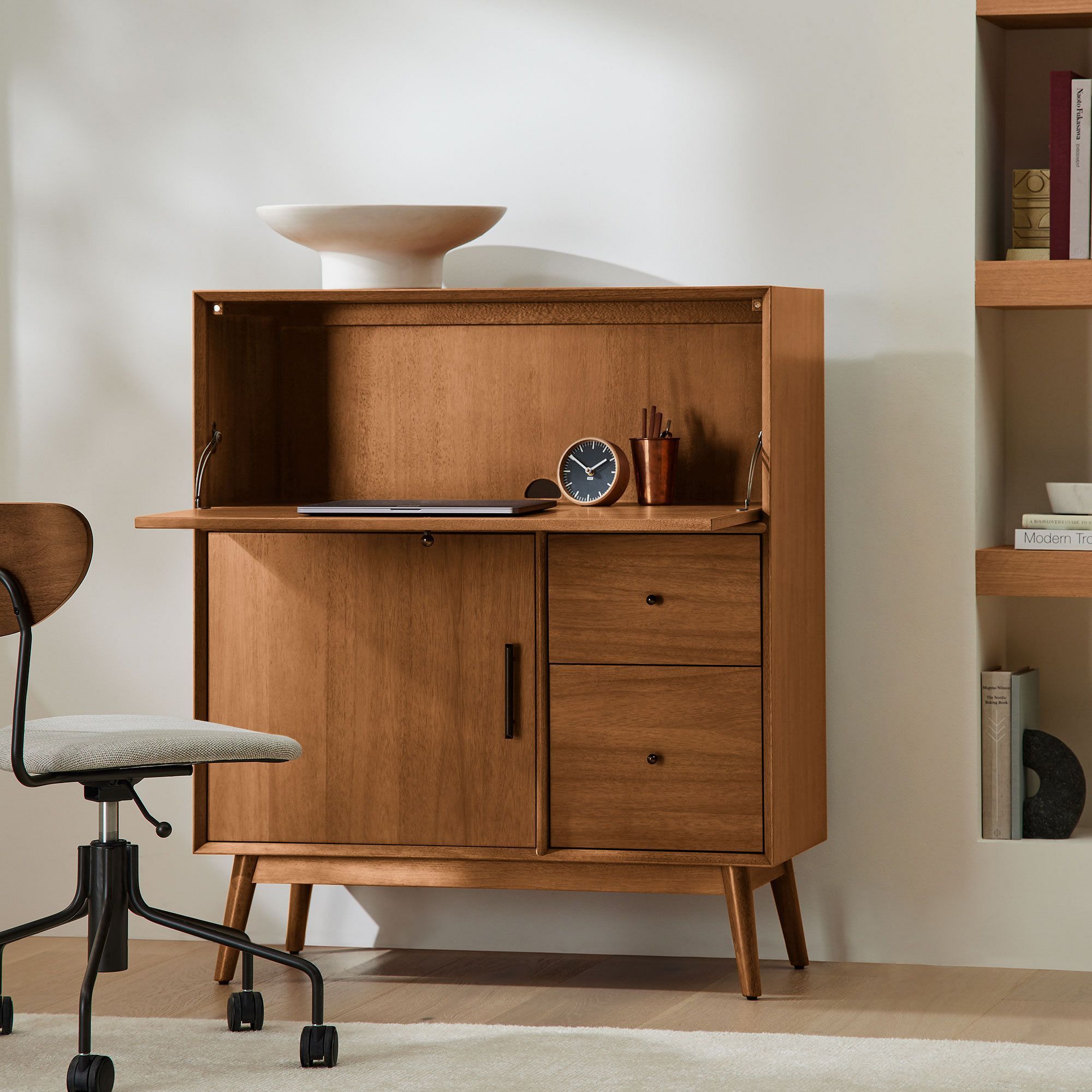 Mid Century Secretary Desk thumbnail 6