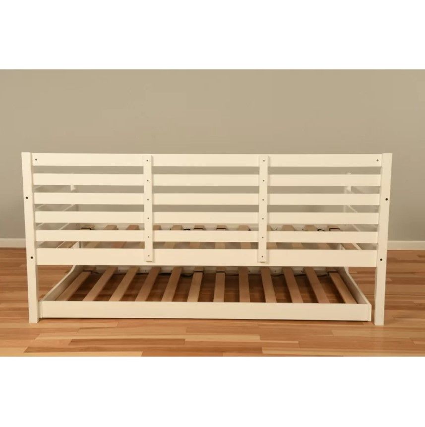 Alhamdi Solid Wood Daybed with Trundle thumbnail 3