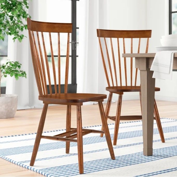 Matanna Solid Wood Windsor Back Side Chair thumbnail 3