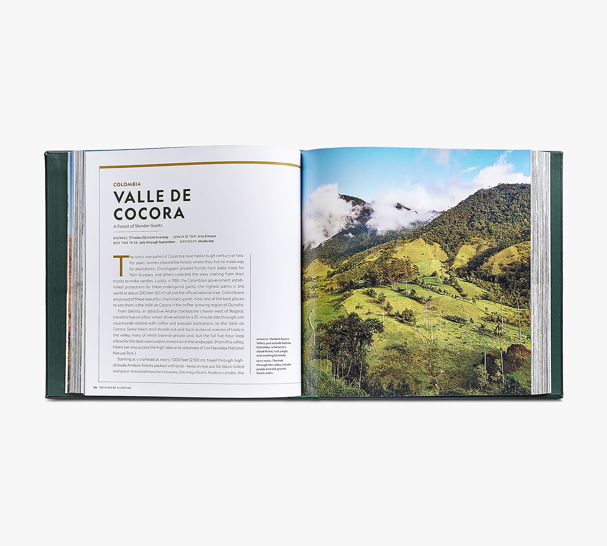 100 Hikes of A Lifetime Leather Bound Book thumbnail 4