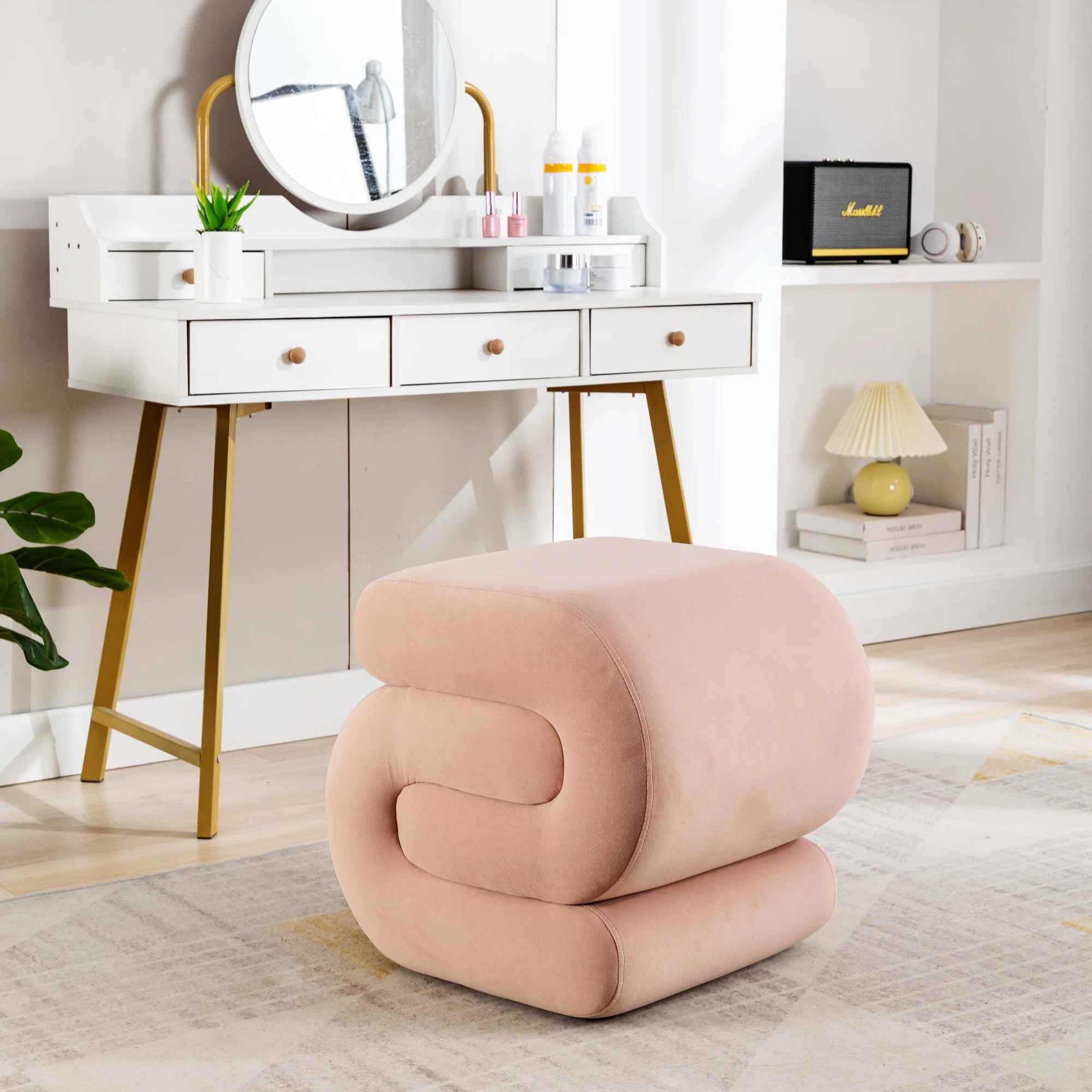 Antasia Manufactured Wood Accent Stool thumbnail 3