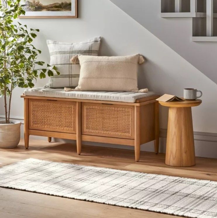 Wooden Round Pedestal Accent Drink Table thumbnail 2