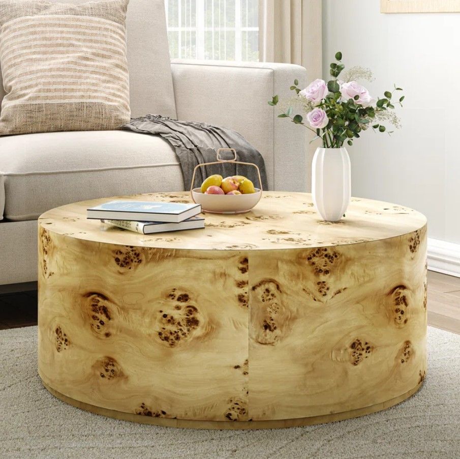 Houssam Burl Wood Coffee Table thumbnail 2