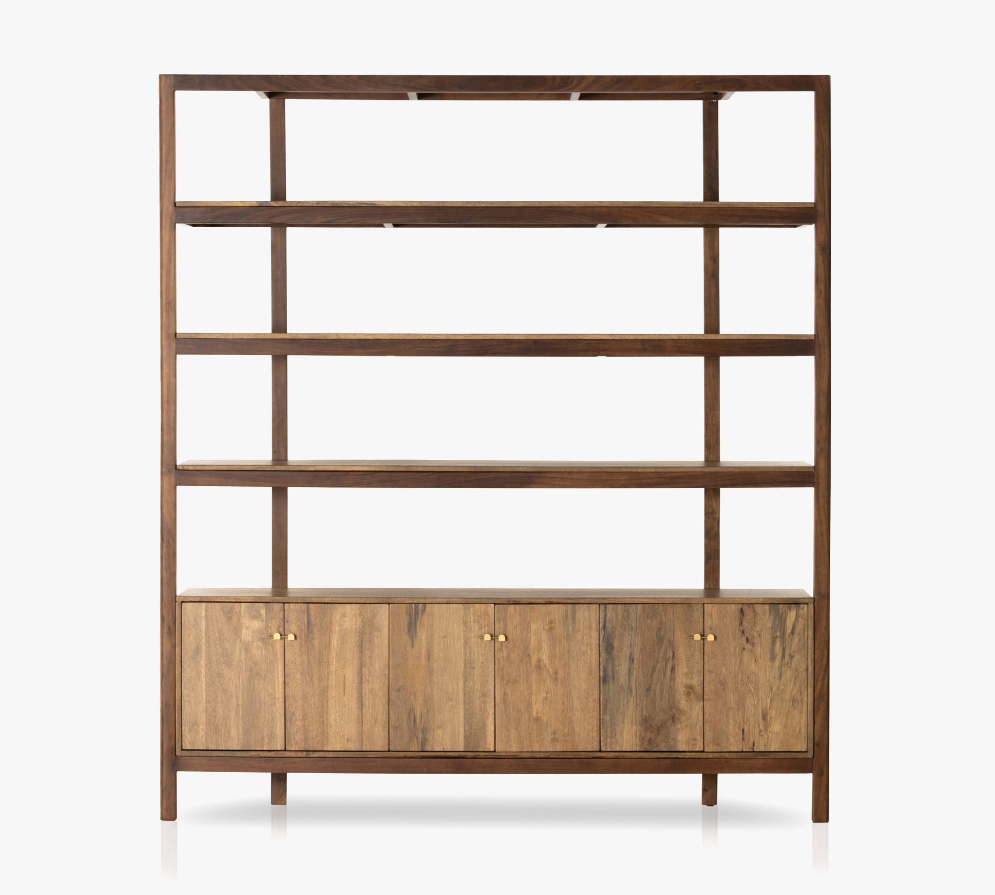 Hughes Wide Bookcase with Cabinets thumbnail 3