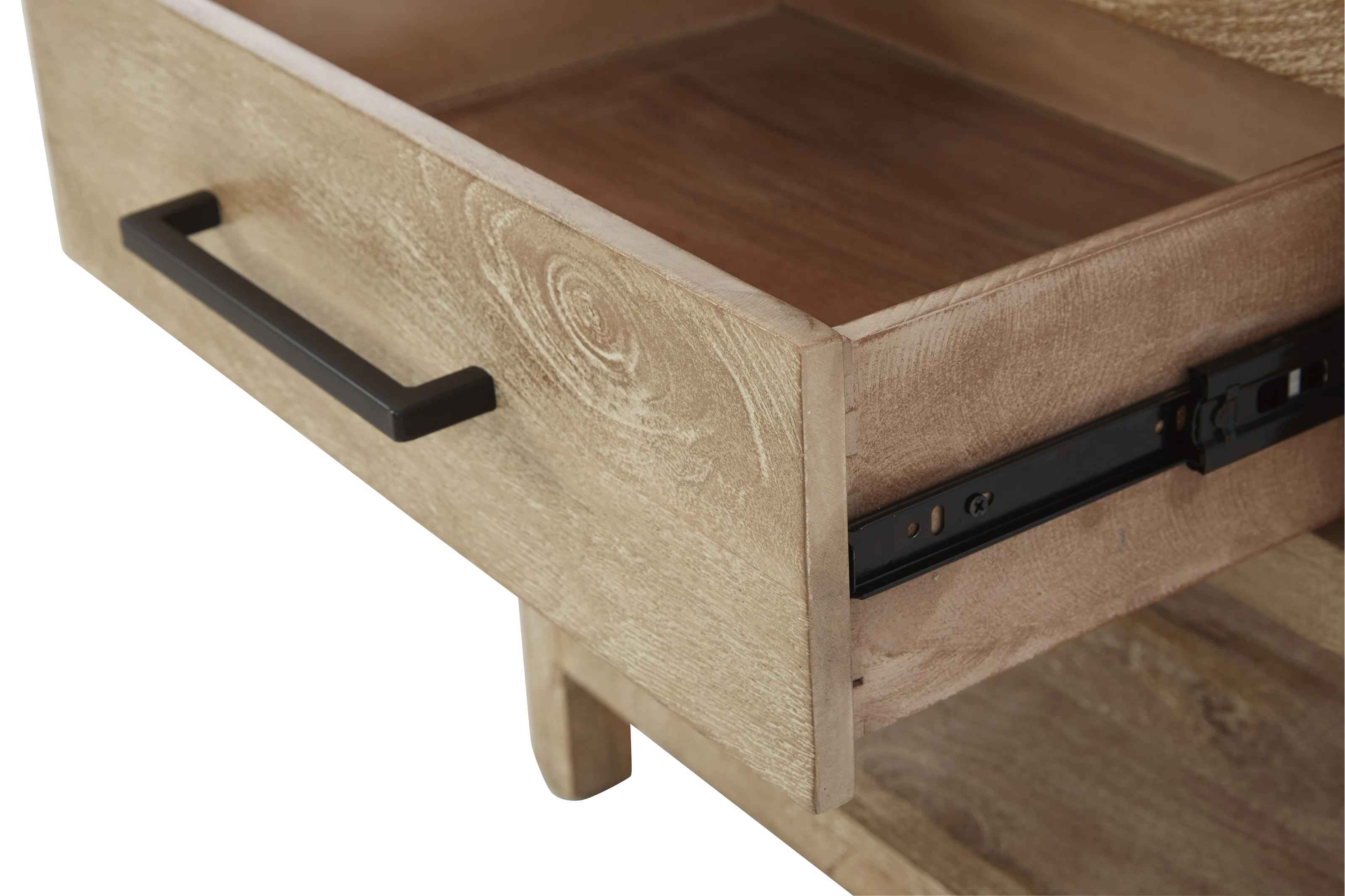Belenburg Solid Wood End Table with Storage thumbnail 4