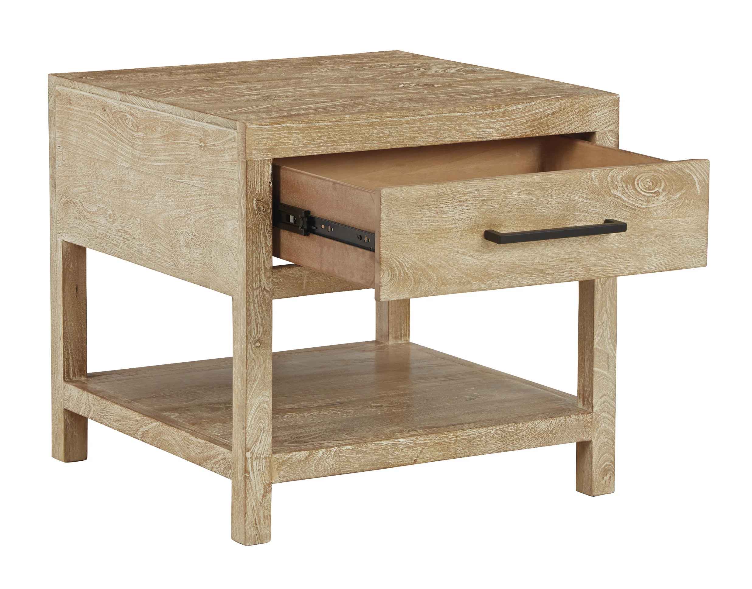 Belenburg Solid Wood End Table with Storage thumbnail 5