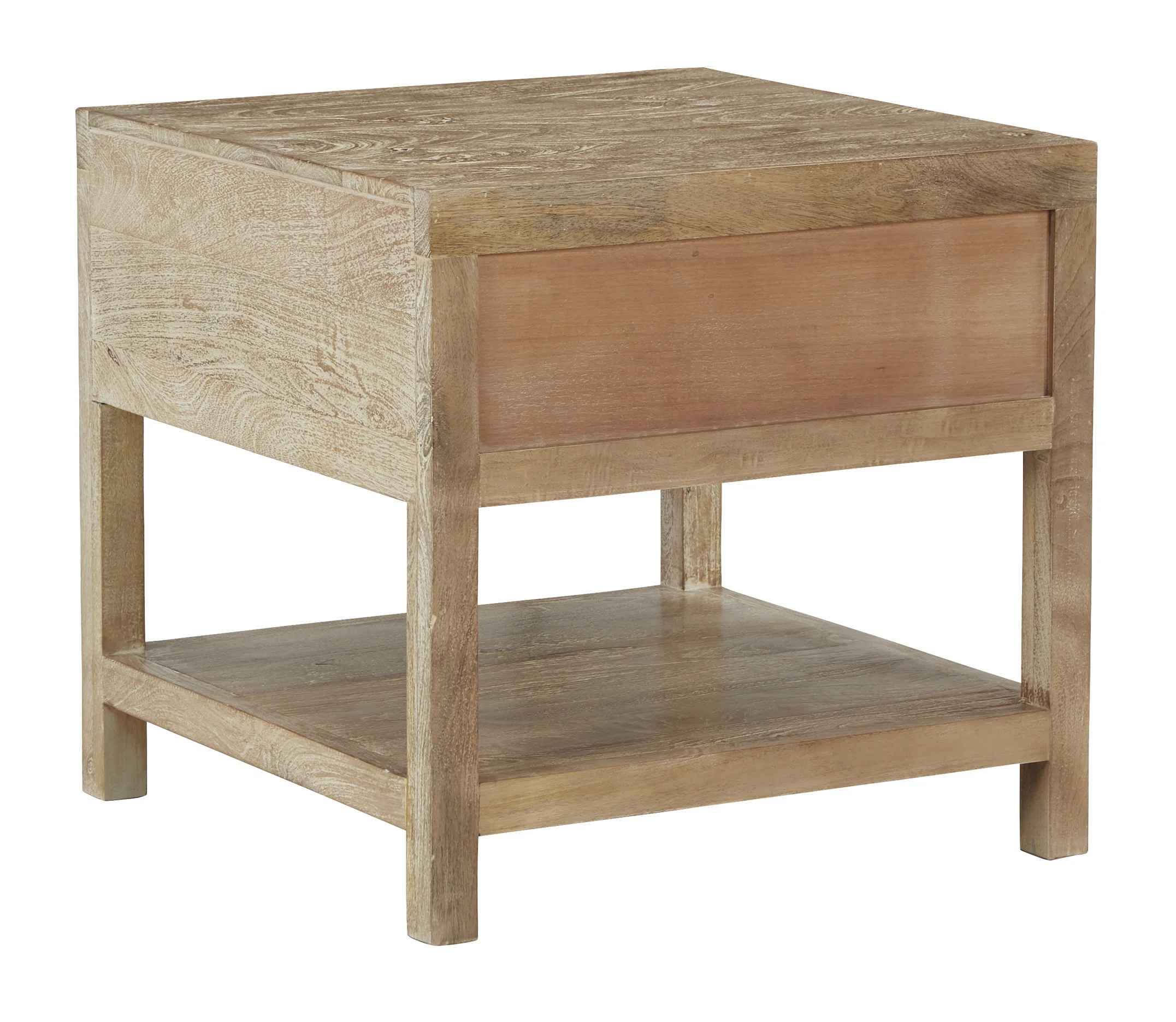 Belenburg Solid Wood End Table with Storage thumbnail 6