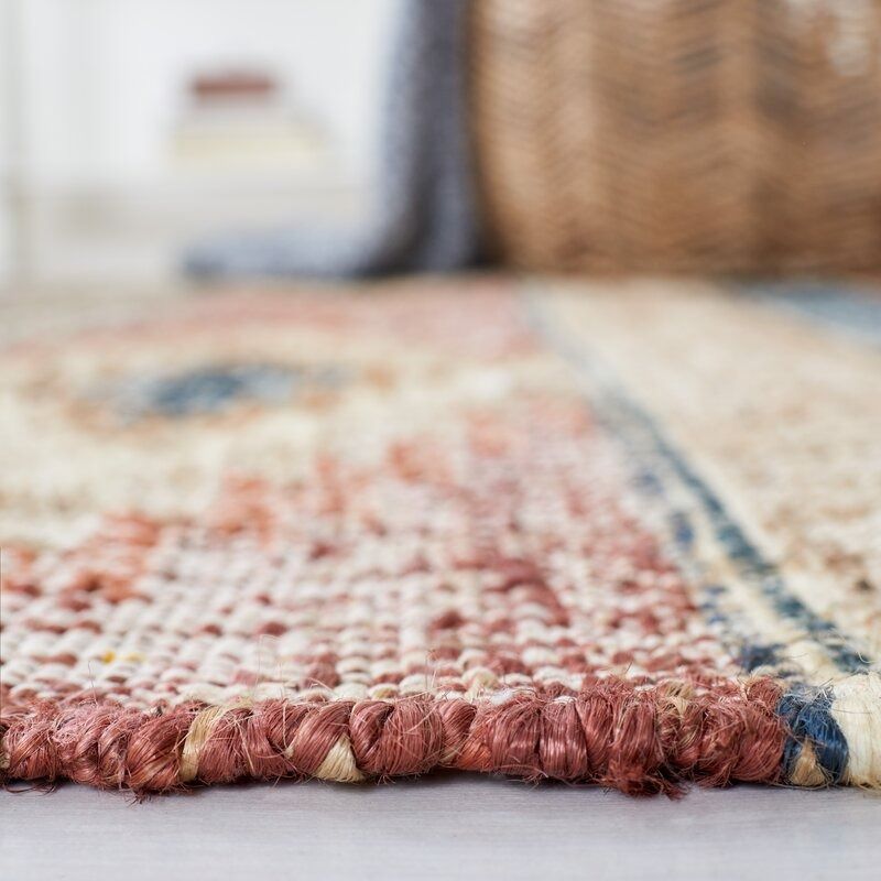 Brooke Flatweave Blue Rust Rug thumbnail 3