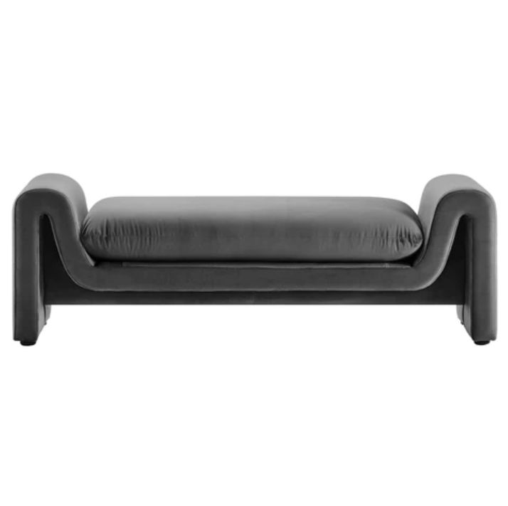 Waverly Performance Velvet Bench thumbnail 3