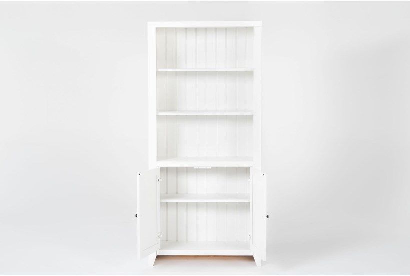 Westlawn 72" White Bookcase With Doors thumbnail 5