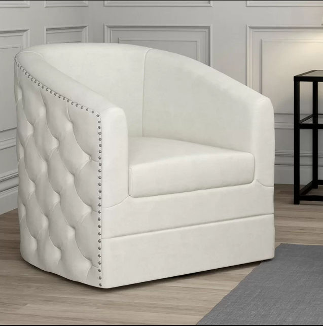 Tantillo Upholstered Swivel Club Chair thumbnail 2