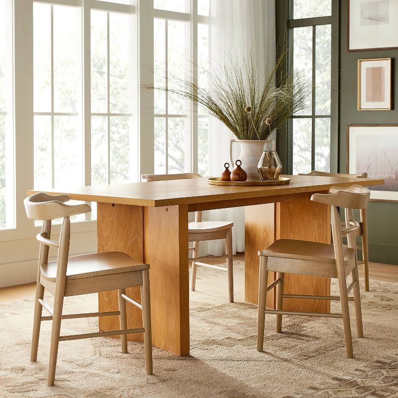Kaysville Curved Back Wood Dining Chair thumbnail 2