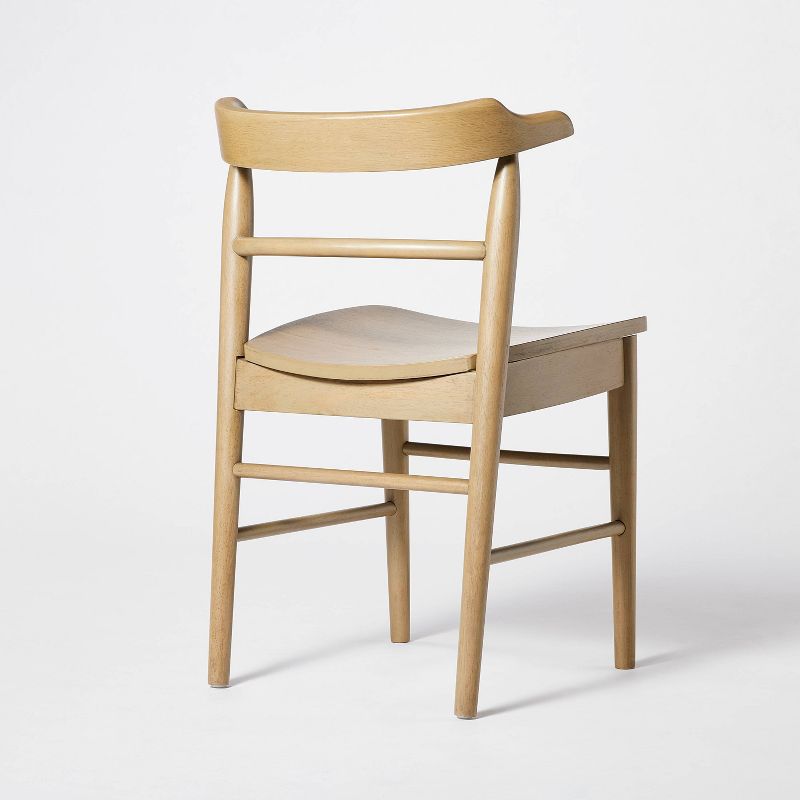 Kaysville Curved Back Wood Dining Chair thumbnail 3