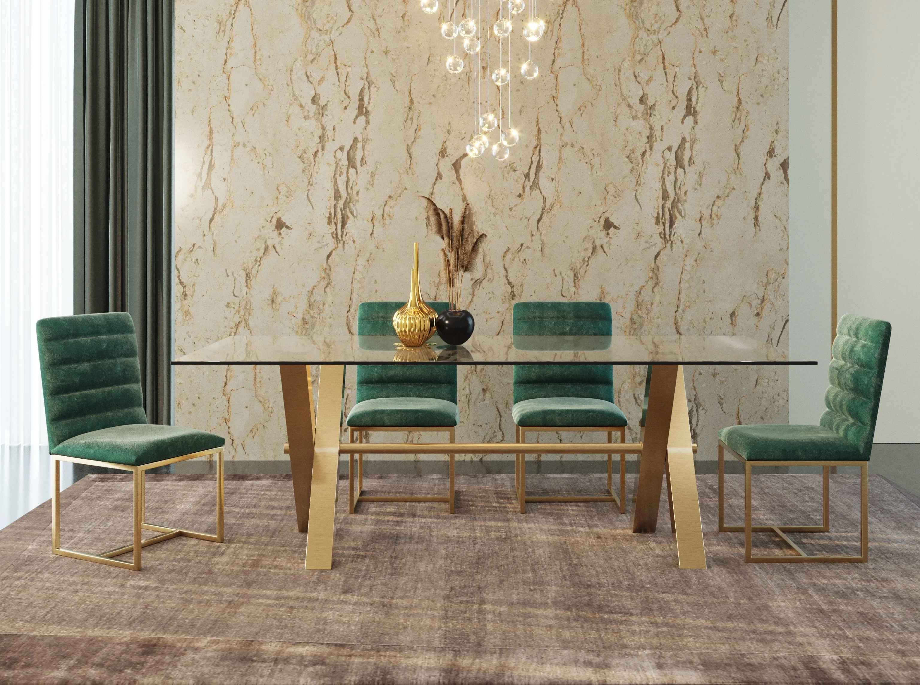 Johnesia Trestle Dining Table thumbnail 2