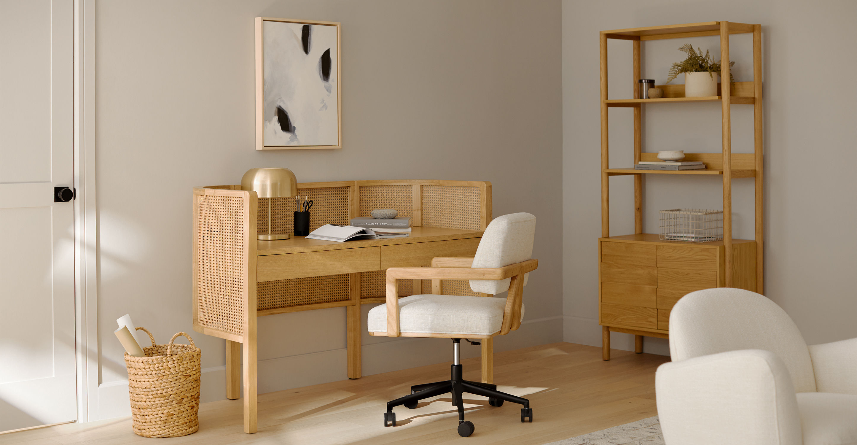 Branta Oak Desk thumbnail 2