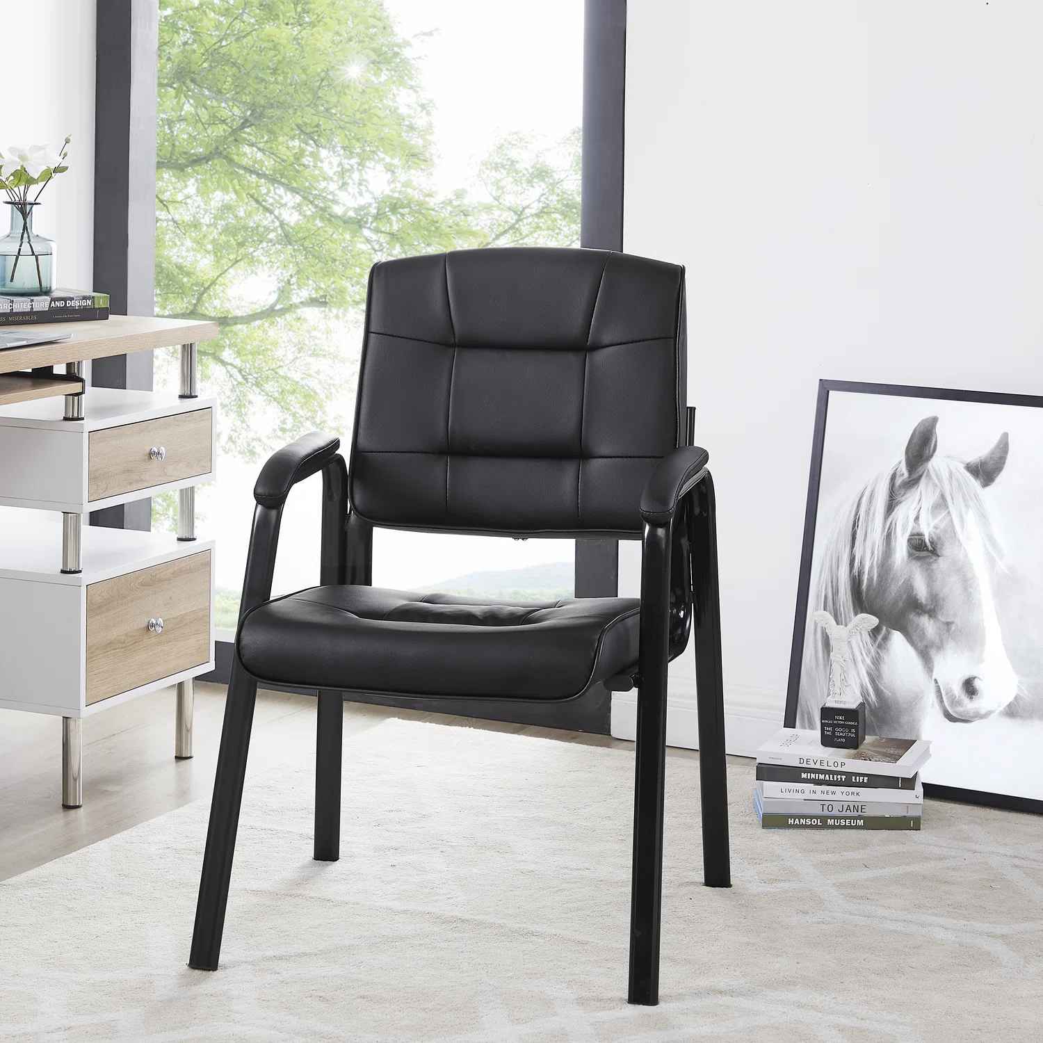 Reception Chairs with Arm Rest-Set of 2 thumbnail 2