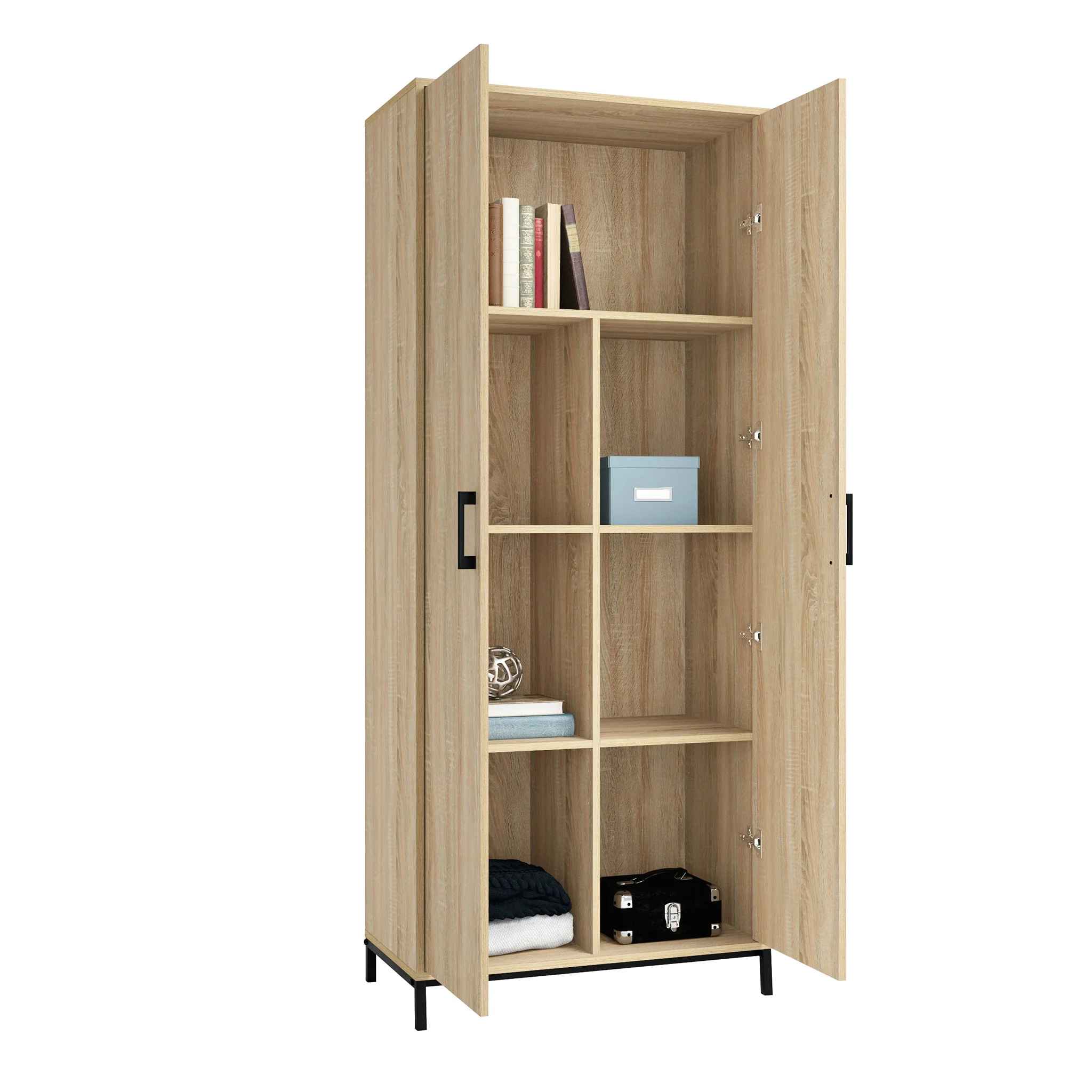 Clower 7 Shelf Storage Cabinet thumbnail 8