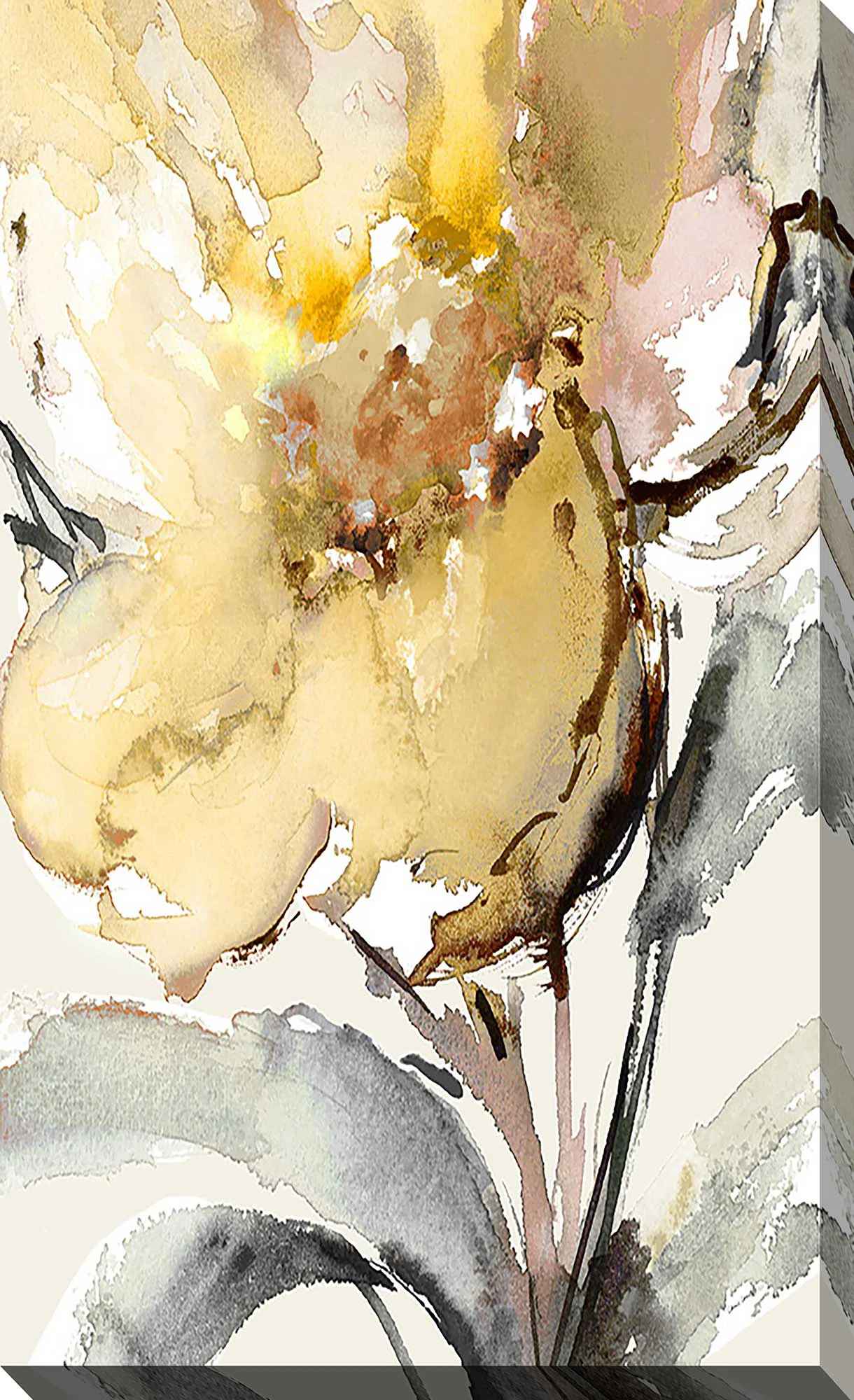 Bright Blooms II by Lanie Loreth Painting-48"x28" thumbnail 4