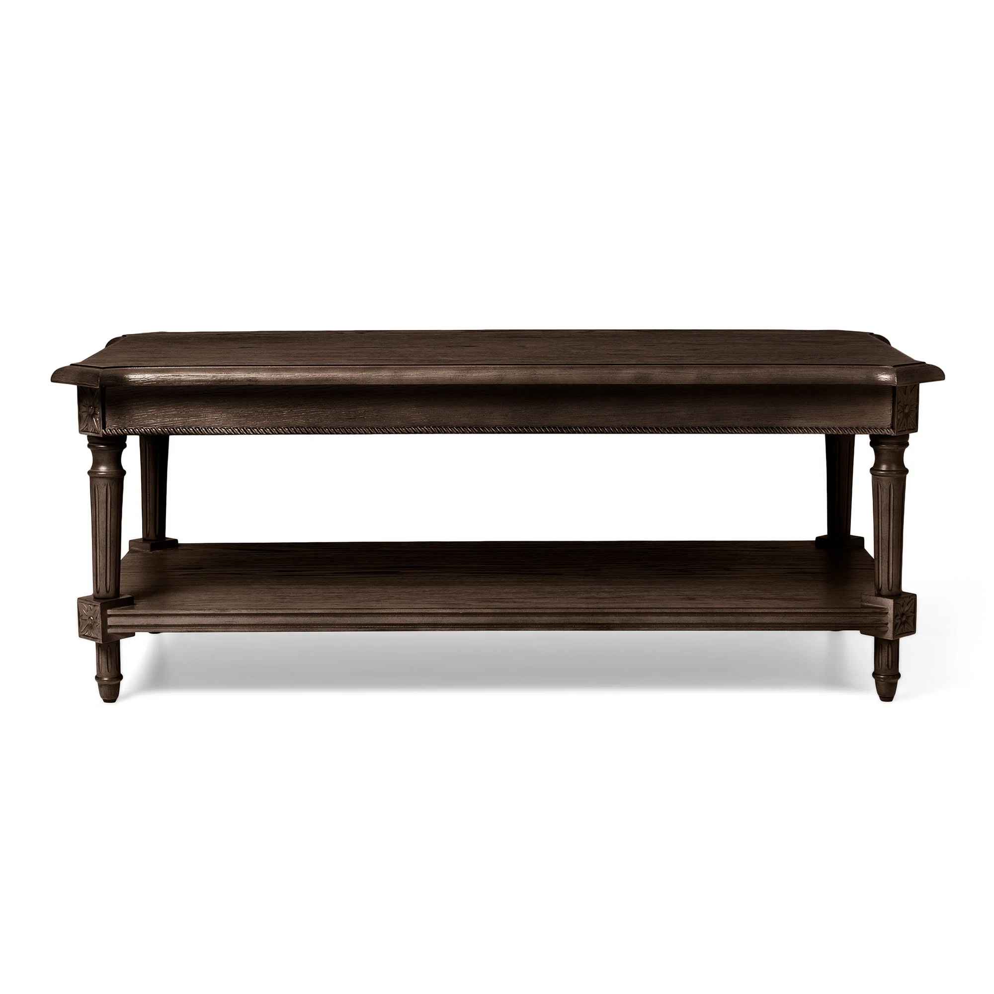Maven Lane Pullman Traditional Rectangular Wooden Coffee Table thumbnail 2