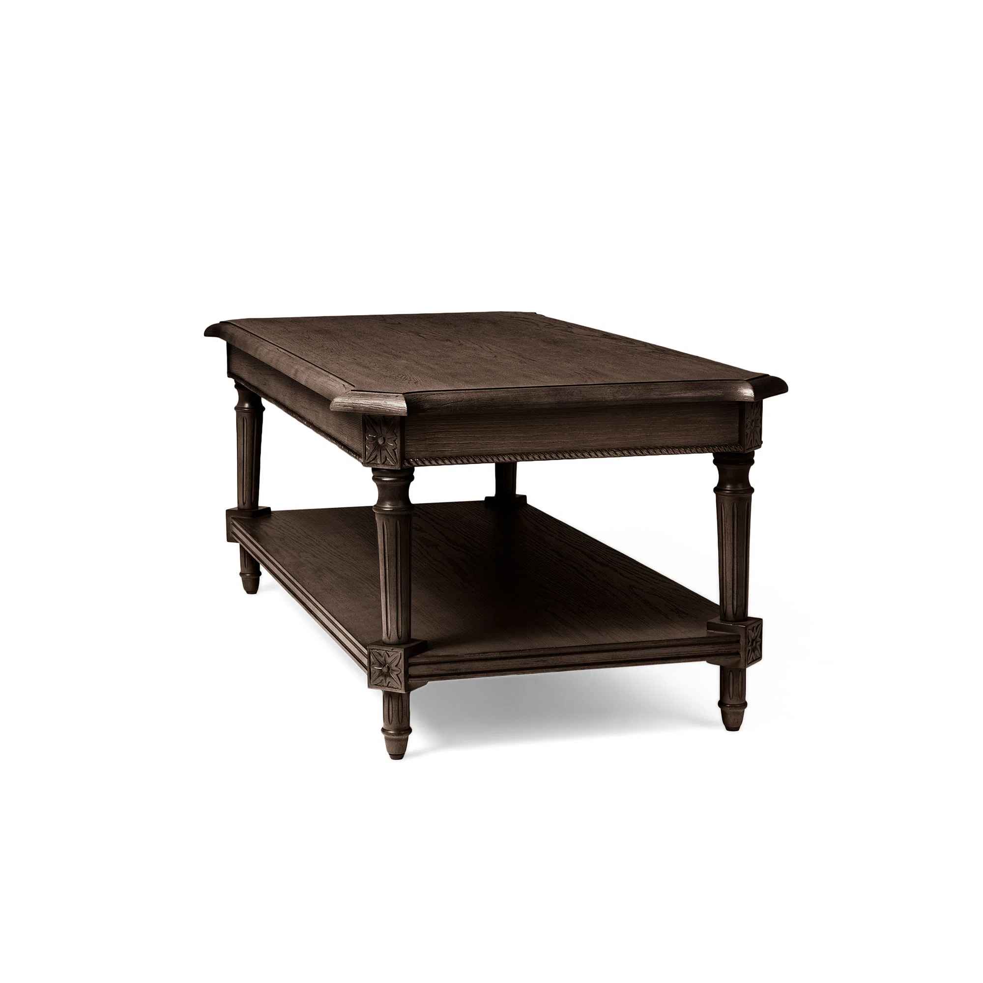 Maven Lane Pullman Traditional Rectangular Wooden Coffee Table thumbnail 3