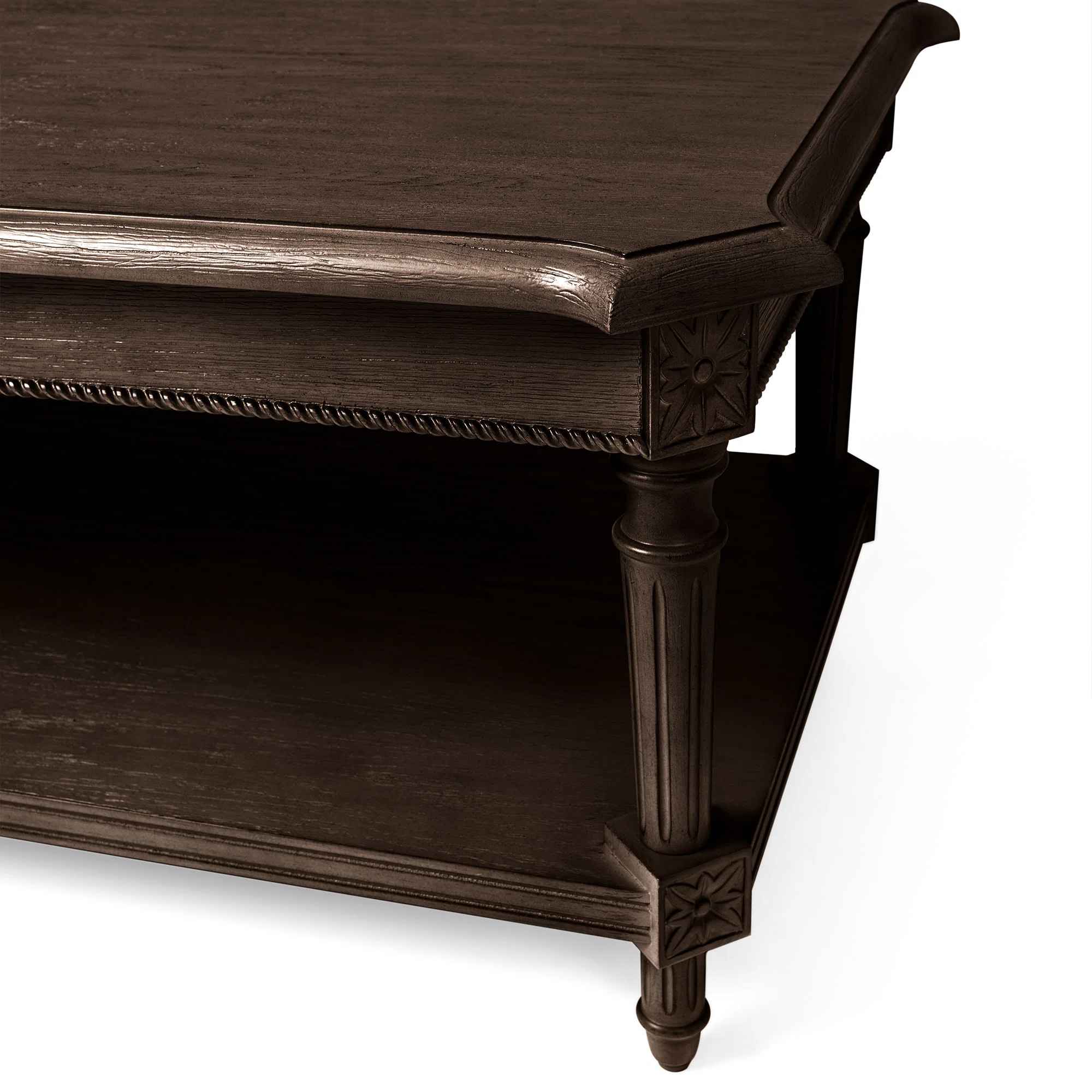 Maven Lane Pullman Traditional Rectangular Wooden Coffee Table thumbnail 6