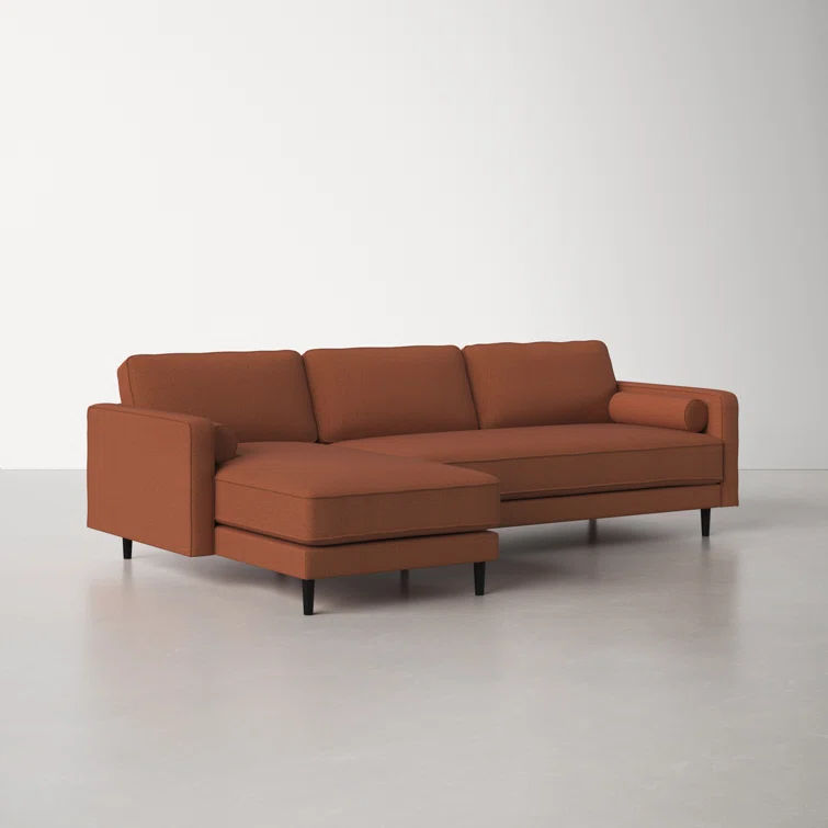 Curt 103" Wide Polyester Blend Sofa & Chaise thumbnail 2