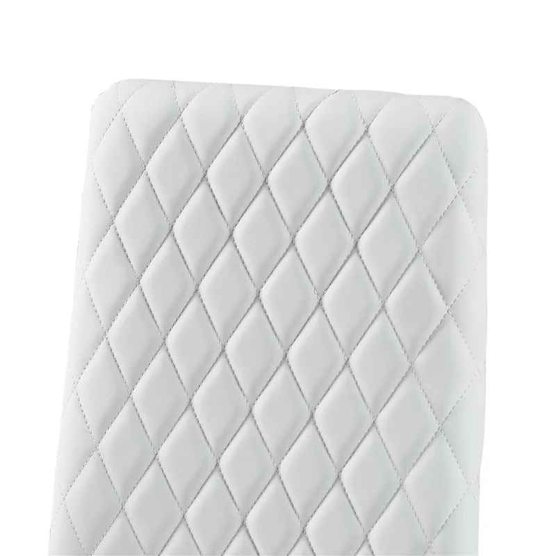 Modern Minimalist Leather Dining Chair-Set of 6 thumbnail 6