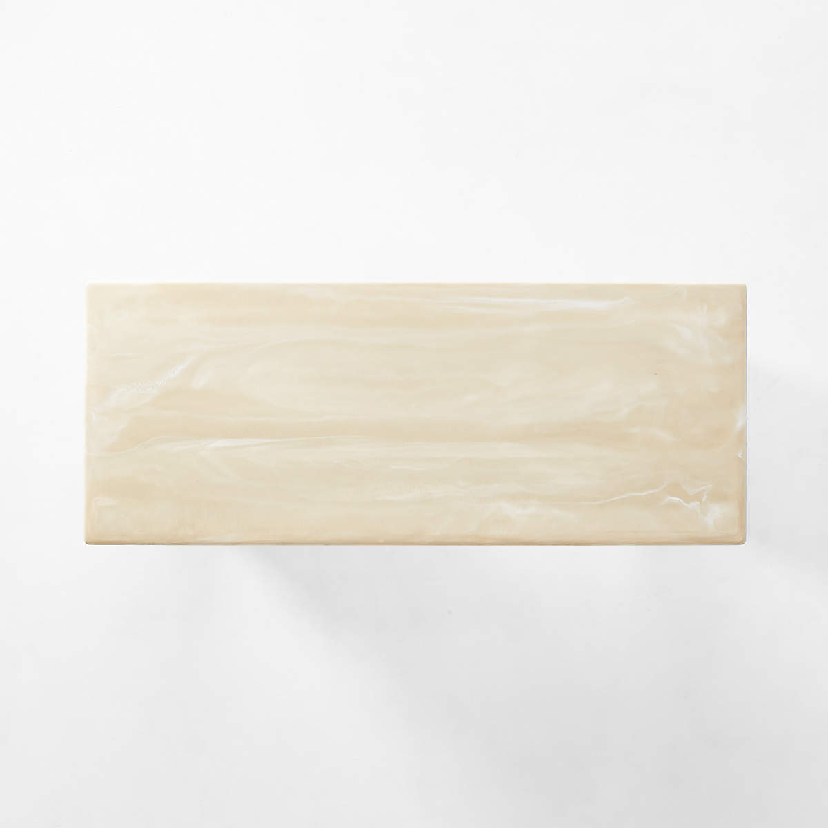 REMOLI SWIRLED CREAM RESIN DESK thumbnail 6