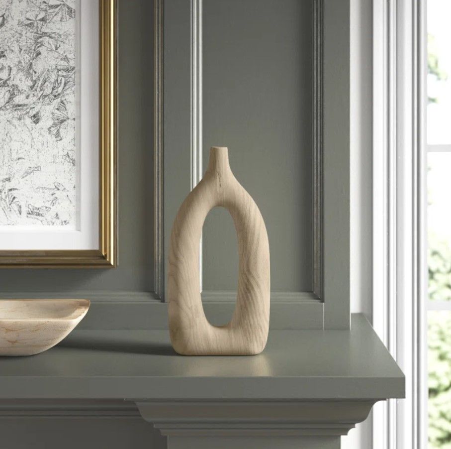 Handmade Wood Table Vase thumbnail 2