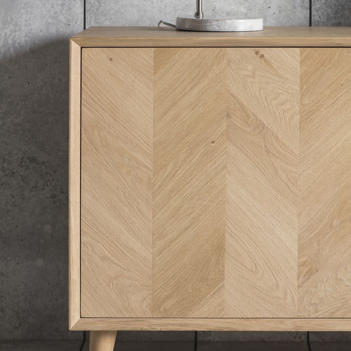 Gallery Interiors Milano 2 Door 3 Drawer Sideboard thumbnail 4