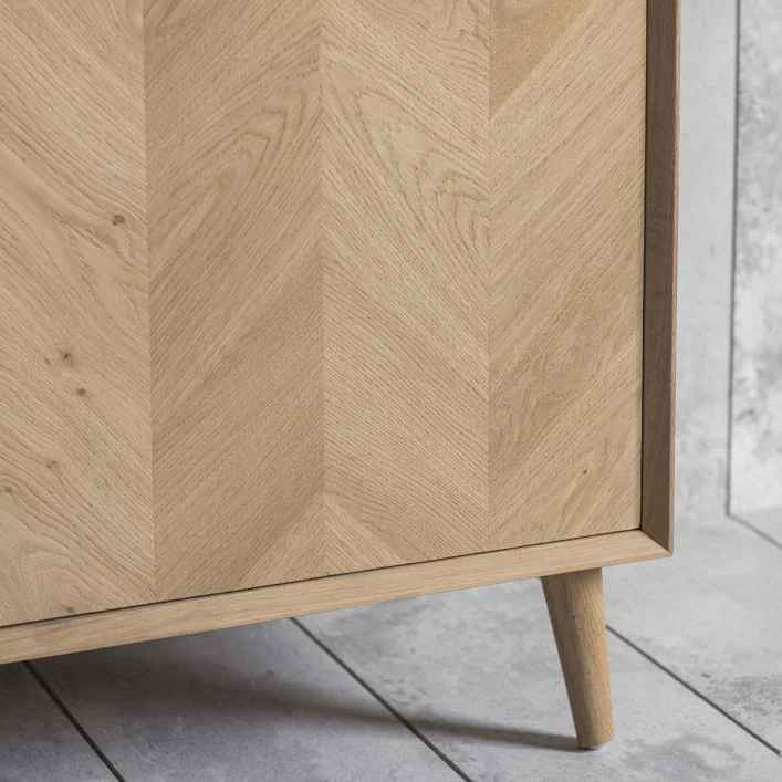 Gallery Interiors Milano 2 Door 3 Drawer Sideboard thumbnail 6