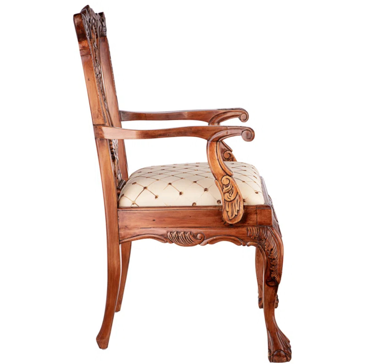 English Chippendale Arm Chair thumbnail 3